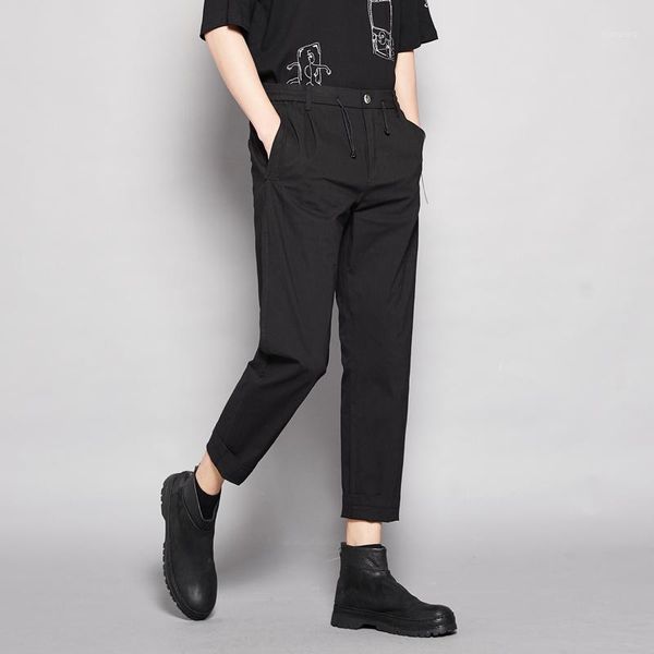 men's suits & blazers ewq / men's wear high-quality comfortable versatile tailor fashion ankle-length pants male 2021 spring summe, White;black
men's suits & blazers ewq / men's wear high-quality comfortable versatile tailor fashion ankle-length pants male 2021 spring summe, White;black
