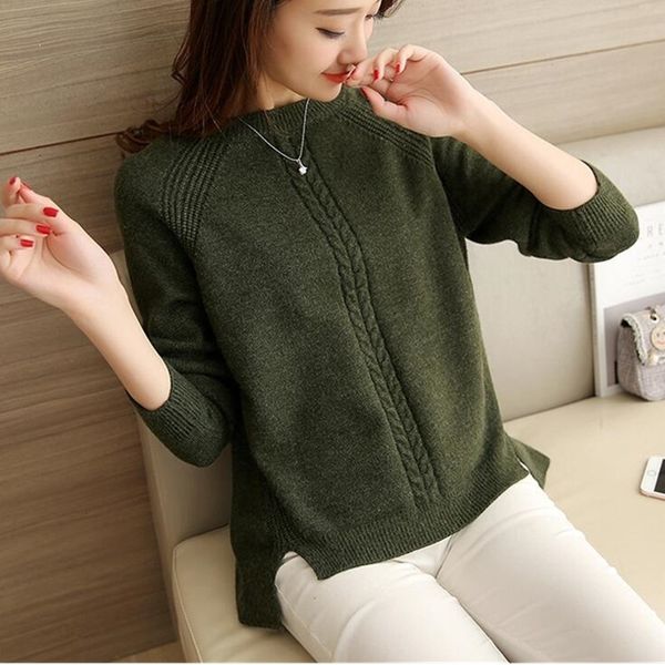 winter women's blouses pullover long sleeve o-neck slim women knitted sweater for female short solid loose y200910, White;black
winter women's blouses pullover long sleeve o-neck slim women knitted sweater for female short solid loose y200910, White;black