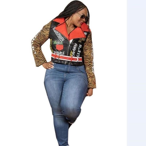 women's jackets fashion patchwork women 's turn-down collar full sleeve zipper short streetwear tide slim sdf07221, Black;brown
women's jackets fashion patchwork women 's turn-down collar full sleeve zipper short streetwear tide slim sdf07221, Black;brown