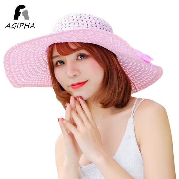 wide brim hats ladies summer straw sun for women big floppy caps female panama foldable fashion bow-knot beach hat bone chapeu, Blue;gray
wide brim hats ladies summer straw sun for women big floppy caps female panama foldable fashion bow-knot beach hat bone chapeu, Blue;gray