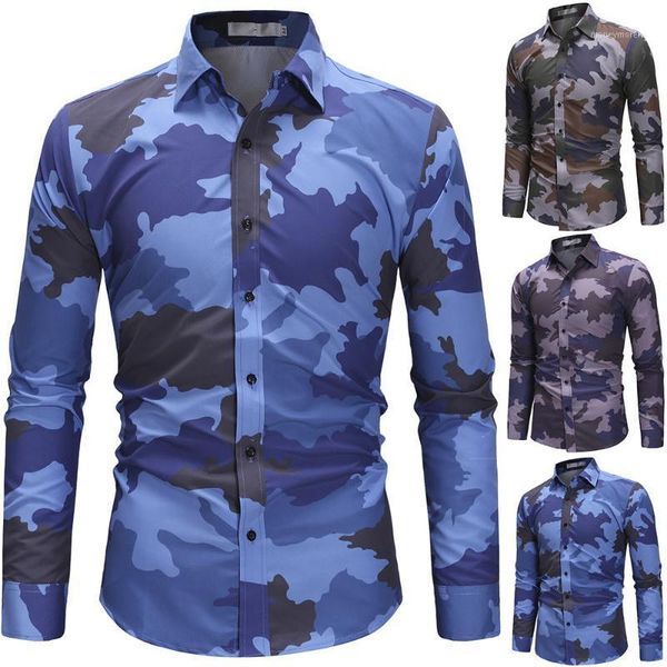 men's casual shirts men's shirt slim fit button down camouflage long sleeve formal dress men male clothing1, White;black
men's casual shirts men's shirt slim fit button down camouflage long sleeve formal dress men male clothing1, White;black