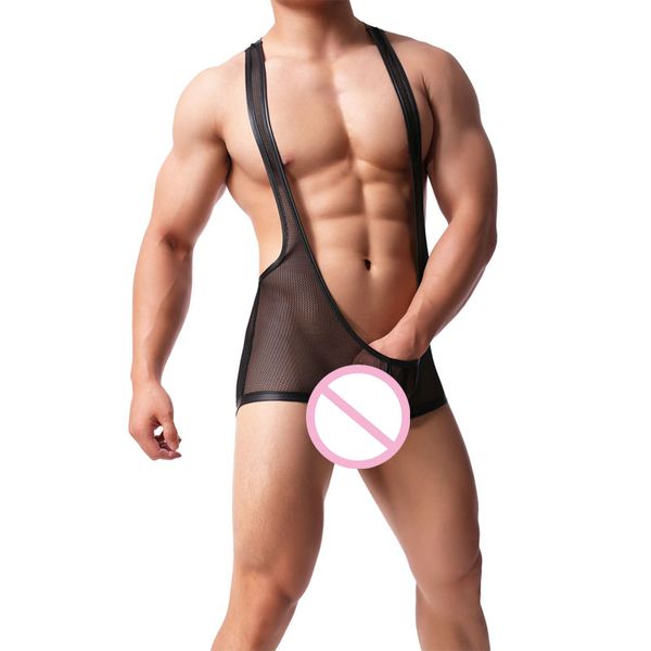 3pieces/lot men bodysuit jumpsuit mesh transparent men undershirt mens wrestling singlet underwear boxer shorts, Black;brown
3pieces/lot men bodysuit jumpsuit mesh transparent men undershirt mens wrestling singlet underwear boxer shorts, Black;brown