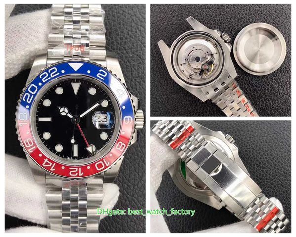 4 color watches ew factory 40mm gmt 126710 126719 904l steel sapphire glass cal.3186 movement mechanical automatic mens watch men's wri, Slivery;brown
4 color watches ew factory 40mm gmt 126710 126719 904l steel sapphire glass cal.3186 movement mechanical automatic mens watch men's wri, Slivery;brown