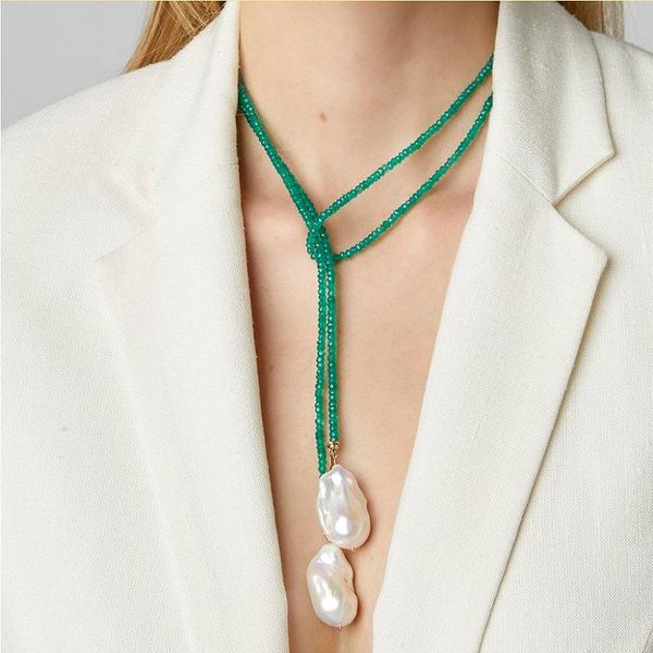 pendant necklaces komi boho imitation irregular pearl beaded long double chains for women personality jewelry bijoux k3432, Silver
pendant necklaces komi boho imitation irregular pearl beaded long double chains for women personality jewelry bijoux k3432, Silver