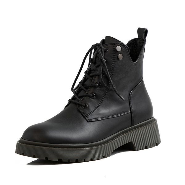 2021 new punk women ankle autumn winter warm genuine leather low heels night club shoes woman cross tied motocycle boots usaa, Black
2021 new punk women ankle autumn winter warm genuine leather low heels night club shoes woman cross tied motocycle boots usaa, Black
