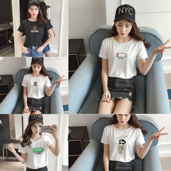 6vg4u summer women's new women's short sleeve white korean fashion versatile bottom t-shirtt-shirt coat student's half sleeve
6vg4u summer women's new women's short sleeve white korean fashion versatile bottom t-shirtt-shirt coat student's half sleeve