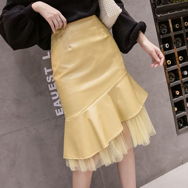 spring 2021 new autumn sewing leather of plutonium fishtail skirt high woman mujer female y413 bndx 1klt, Black
spring 2021 new autumn sewing leather of plutonium fishtail skirt high woman mujer female y413 bndx 1klt, Black