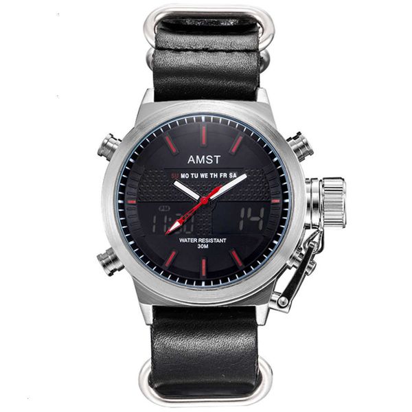 men's amst mechanical outdoor watch multi-function sports waterproof watch double display leisure fashion 8y3g, Slivery;brown
men's amst mechanical outdoor watch multi-function sports waterproof watch double display leisure fashion 8y3g, Slivery;brown