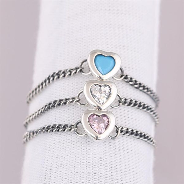 new spirited heart ring, cyan blue crystal pink clear cz jewelry for woman chain link ring girlfriend gift, Golden;silver
new spirited heart ring, cyan blue crystal pink clear cz jewelry for woman chain link ring girlfriend gift, Golden;silver