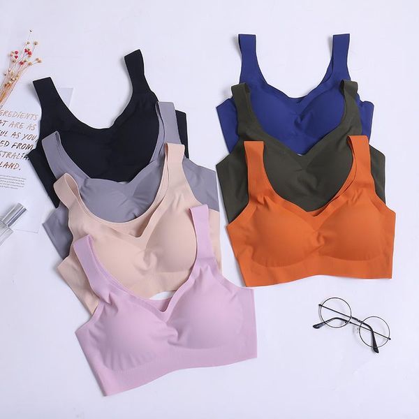 gym clothing sports bras women one piece no trace crop push up clothes yoga running sportswear size xl 8 colors1, White;black
gym clothing sports bras women one piece no trace crop push up clothes yoga running sportswear size xl 8 colors1, White;black