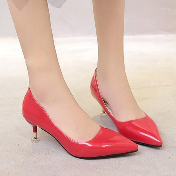 plus size 34-43 office lady shoes patent leather high heels thick heeled dress shoes woman basic pumps ladies 77c001, Black
plus size 34-43 office lady shoes patent leather high heels thick heeled dress shoes woman basic pumps ladies 77c001, Black