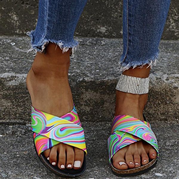 2021 women's colorful fashion slippers female new beach cross tied casual shoes ladies summer open toe comfortable footwear, Black
2021 women's colorful fashion slippers female new beach cross tied casual shoes ladies summer open toe comfortable footwear, Black