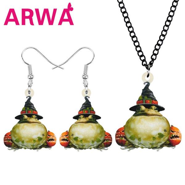 arwa acrylic halloween hat pumpkin head frog jewelry sets cute animal earrings necklace for women kids novelty gift decoration, Silver
arwa acrylic halloween hat pumpkin head frog jewelry sets cute animal earrings necklace for women kids novelty gift decoration, Silver