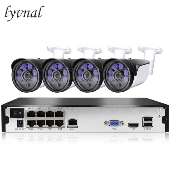 lyvnal h.265 1080p ip camera poe kit 48v outdoor weatherproof video security surveillance 4ch poe set uhd 8ch nvr
lyvnal h.265 1080p ip camera poe kit 48v outdoor weatherproof video security surveillance 4ch poe set uhd 8ch nvr