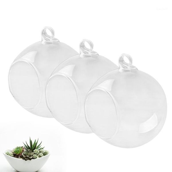 3pcs clear hanging glass vase flat base design ball shape flower plants terrarium vase container landscape diy wedding home deco1
3pcs clear hanging glass vase flat base design ball shape flower plants terrarium vase container landscape diy wedding home deco1