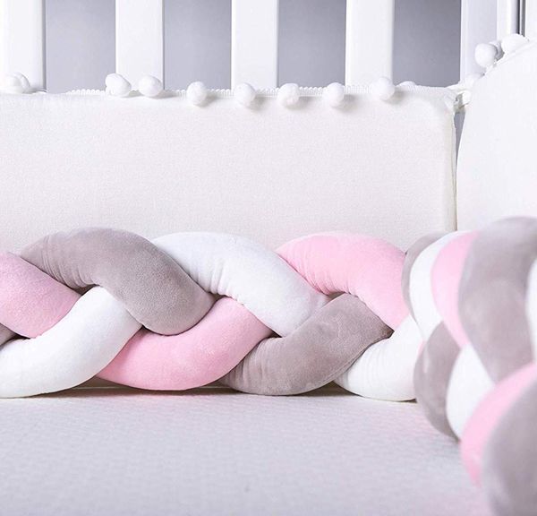 baby crib bumper knotted braided plush nursery cradle decor newborn gift pillow cushion junior bed sleep bumper ( jllgey jjxh
baby crib bumper knotted braided plush nursery cradle decor newborn gift pillow cushion junior bed sleep bumper ( jllgey jjxh