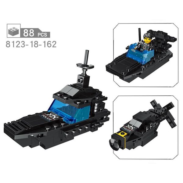 78pcs/set city swat team building block helicopter truck assemble brick compatible major brands city police toys for children wmtgwo
78pcs/set city swat team building block helicopter truck assemble brick compatible major brands city police toys for children wmtgwo