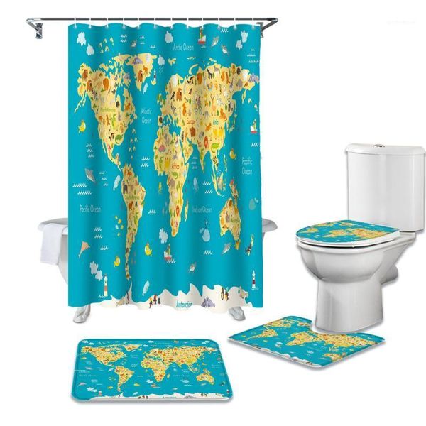 shower curtains animal cartoon durable waterproof curtain set bathroom rugs carpet toilet seat cover pad floor mat1
shower curtains animal cartoon durable waterproof curtain set bathroom rugs carpet toilet seat cover pad floor mat1