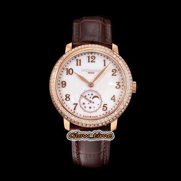pff version 41mm moon phase white dial eta a2824 automatic 4968r-001 mens watch rose gold diamond case leather strap casual watches, Slivery;brown
pff version 41mm moon phase white dial eta a2824 automatic 4968r-001 mens watch rose gold diamond case leather strap casual watches, Slivery;brown