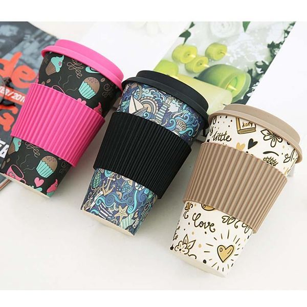 mugs est 400ml reusable bamboo fibre coffee cups eco friendly travel drinking mug with silicone lids
mugs est 400ml reusable bamboo fibre coffee cups eco friendly travel drinking mug with silicone lids