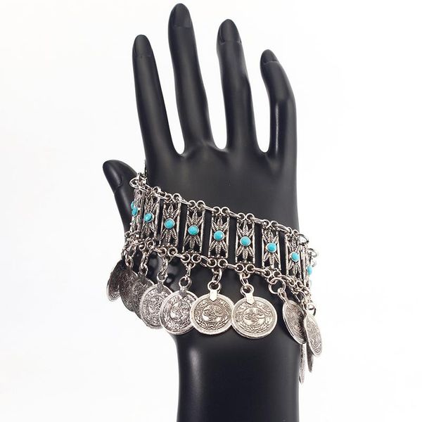 Indan Antique Coin jewelry Coin Pendant Bracelet Bangles For Women Blue Resin Dress Bracelet Party Gift, Black
Indan Antique Coin jewelry Coin Pendant Bracelet Bangles For Women Blue Resin Dress Bracelet Party Gift, Black