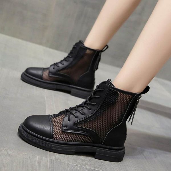 boots fashion women flats slip-on solid color short boot round toe shoes breathable women's botas de mujer 2021, Black
boots fashion women flats slip-on solid color short boot round toe shoes breathable women's botas de mujer 2021, Black
