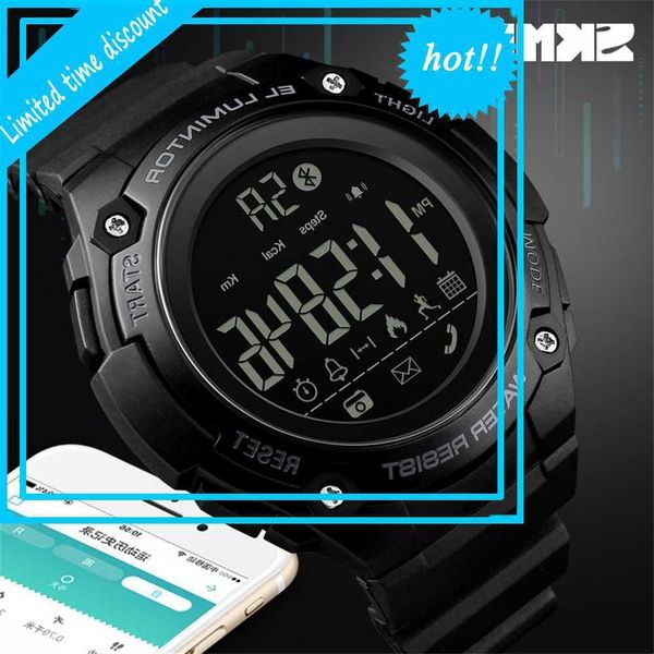 skmei new bluetooth smart watch multi function electronic step meter, Slivery;brown
skmei new bluetooth smart watch multi function electronic step meter, Slivery;brown