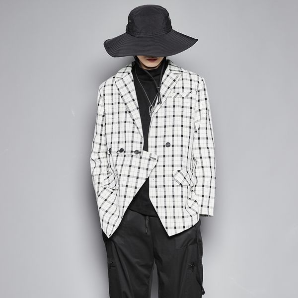 2021 New Autumn Black White Verified High Street Suit Loose Male Female Neutral Jacket EV1Y, White;black
2021 New Autumn Black White Verified High Street Suit Loose Male Female Neutral Jacket EV1Y, White;black