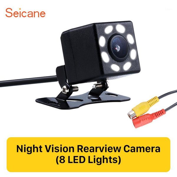 

car rear view cameras& parking sensors seicane 8 led display plastic 648*488 pixels wire hd rearview camera reverse backup monitor kit ccd c