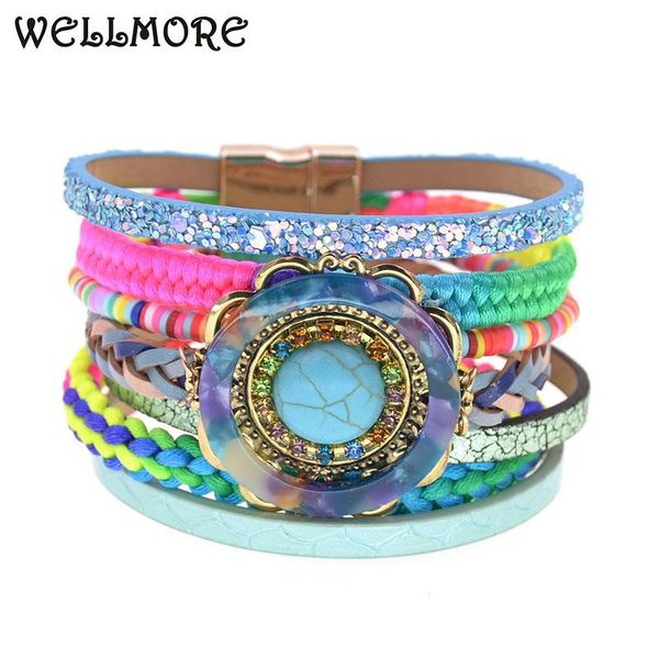 wellmore bohemia bracelets leather bracelets handmade charm for women fashion jewelry drop shipping wholesale, Golden;silver
wellmore bohemia bracelets leather bracelets handmade charm for women fashion jewelry drop shipping wholesale, Golden;silver