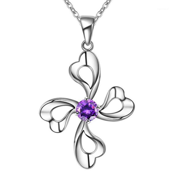 sefashion jewelry silver color flower pendant necklace with crystal purple beautiful birthday gift charm jewelry for women
sefashion jewelry silver color flower pendant necklace with crystal purple beautiful birthday gift charm jewelry for women