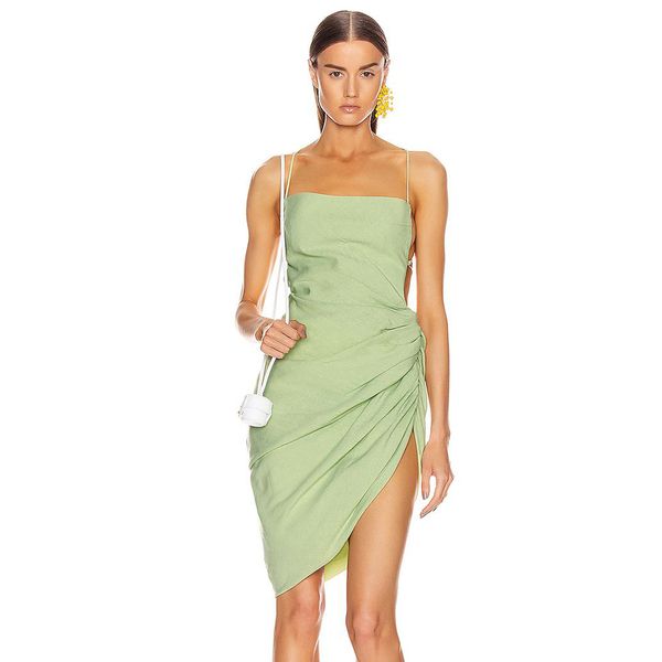 2021 the new a summer draped asymmetric back dress new arrival green women dressed as party sx5g, Black;gray
2021 the new a summer draped asymmetric back dress new arrival green women dressed as party sx5g, Black;gray