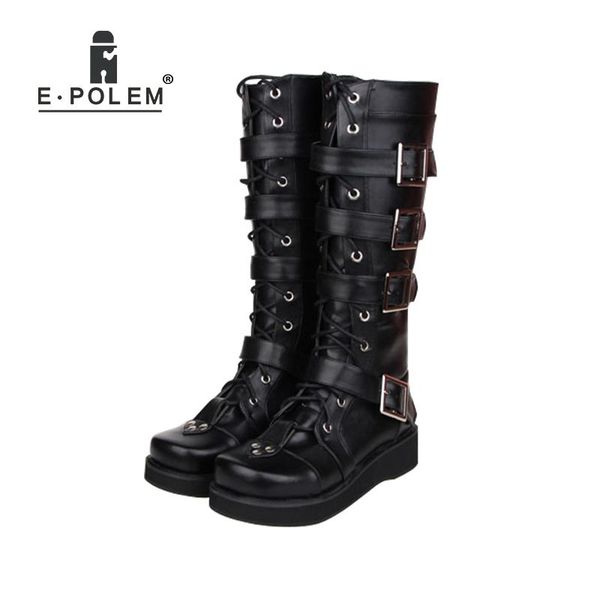 классические сапоги унисекс высокие толстые нижней губки пены cos сапоги с застежкой-молнией квадратной пряжки панк платформы 9708, Black
классические сапоги унисекс высокие толстые нижней губки пены cos сапоги с застежкой-молнией квадратной пряжки панк платформы 9708, Black