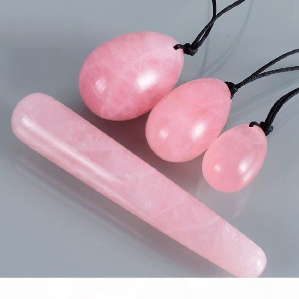 3pcs natural rose quartz yoni egg kegel exercise 100mm massage stick manual massager for face anti aging facial skincare tool
3pcs natural rose quartz yoni egg kegel exercise 100mm massage stick manual massager for face anti aging facial skincare tool