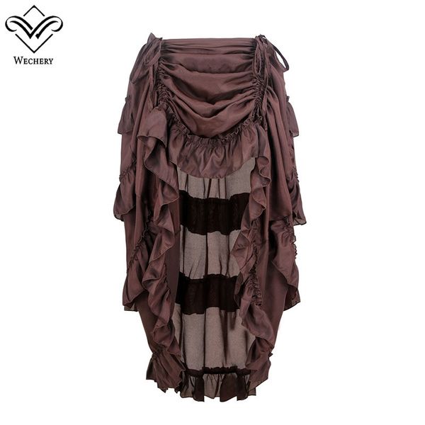 wechery women skirts long maxi steampunk skirts punk midi gothic corset skirt lace high elasticity pleated skirts tulle y200326, Black
wechery women skirts long maxi steampunk skirts punk midi gothic corset skirt lace high elasticity pleated skirts tulle y200326, Black