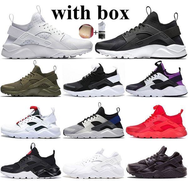 with box discount women men running shoes huaraches 1.0 4.0 black white breathable comfortable womens mens trainers sports sneakers 36-45
with box discount women men running shoes huaraches 1.0 4.0 black white breathable comfortable womens mens trainers sports sneakers 36-45