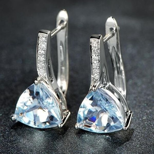 drop z zircon earrings water jewelry, Silver
drop z zircon earrings water jewelry, Silver