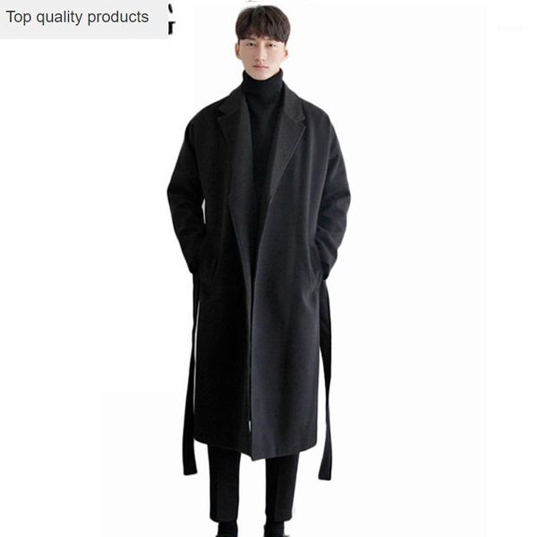 men's wool & blends 2021 winter spring woolen mens long coat business loose warm windbreaker overcoat casual jackets abrigos para homb, Black
men's wool & blends 2021 winter spring woolen mens long coat business loose warm windbreaker overcoat casual jackets abrigos para homb, Black