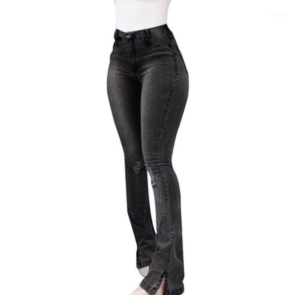 women's jeans mom women elegant ladies high waist wide leg flared denim trousers vintage side buttons bell bottom1, Blue
women's jeans mom women elegant ladies high waist wide leg flared denim trousers vintage side buttons bell bottom1, Blue