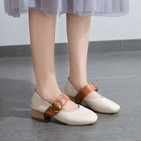 ladies pumps women shoes female 2019 new mary janes leather round toe slip on square block med heels casual shoes woman, Black
ladies pumps women shoes female 2019 new mary janes leather round toe slip on square block med heels casual shoes woman, Black