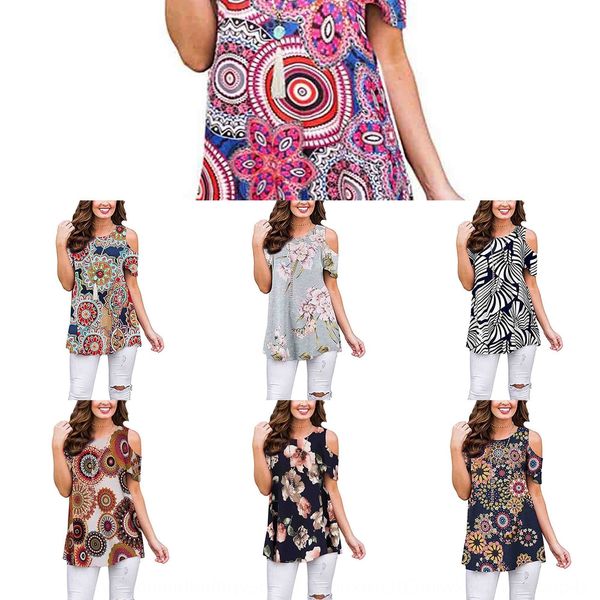 2019 summer printedshoulder short sleeve pullover pullover women's casual base shirt t-shirt 25 colors 9u47h, White
2019 summer printedshoulder short sleeve pullover pullover women's casual base shirt t-shirt 25 colors 9u47h, White
