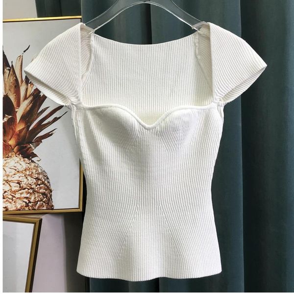 2020 new spring sqaure collar sleeveless knitting pullover slim short high waist female tank wk69001l, White
2020 new spring sqaure collar sleeveless knitting pullover slim short high waist female tank wk69001l, White