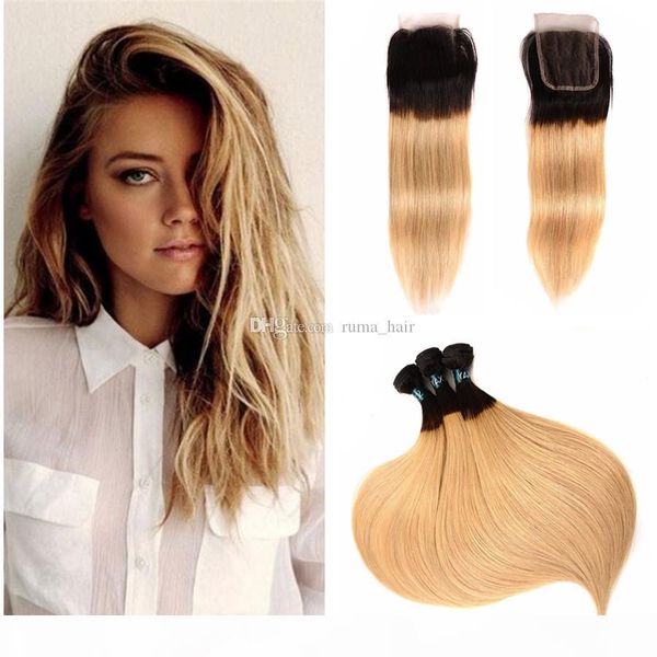 8a peruvian silk straight human hair weaves with lace closure #1b 27 strawberry blonde virgin unprocess hair with bleached knots closure, Black;brown
8a peruvian silk straight human hair weaves with lace closure #1b 27 strawberry blonde virgin unprocess hair with bleached knots closure, Black;brown