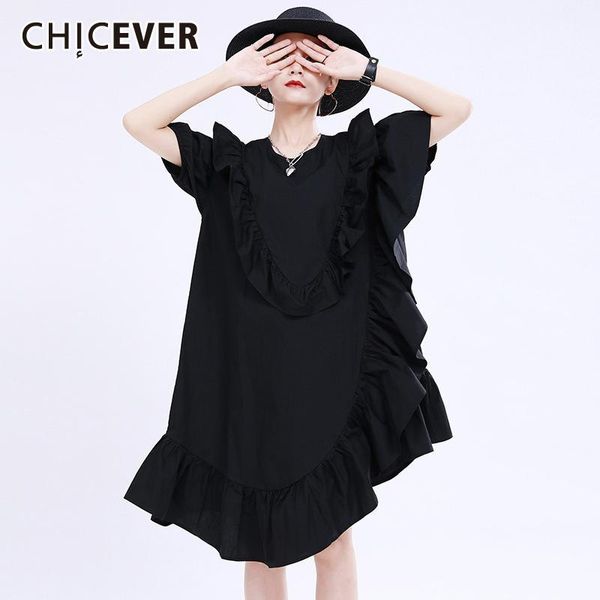 chicever patchwork ruffle womens dress o neck short sleeve high waist oversize asymmetric summer midi summer dresses female 20201, Black;gray
chicever patchwork ruffle womens dress o neck short sleeve high waist oversize asymmetric summer midi summer dresses female 20201, Black;gray