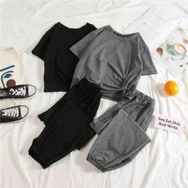 two piece set tracksuit women summer clothes for women korean 2 piece set casual sport suit student harajuku girl sets, Gray
two piece set tracksuit women summer clothes for women korean 2 piece set casual sport suit student harajuku girl sets, Gray