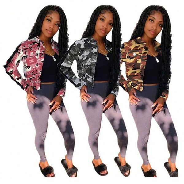 10591of short camouflage print denim jean good quality 2021 fashion women clothing casual coat jacket, Black;brown
10591of short camouflage print denim jean good quality 2021 fashion women clothing casual coat jacket, Black;brown
