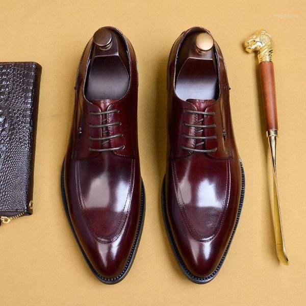 dress shoes spring business for men geniue leather lace-up footwear formal wedding party a1011, Black
dress shoes spring business for men geniue leather lace-up footwear formal wedding party a1011, Black