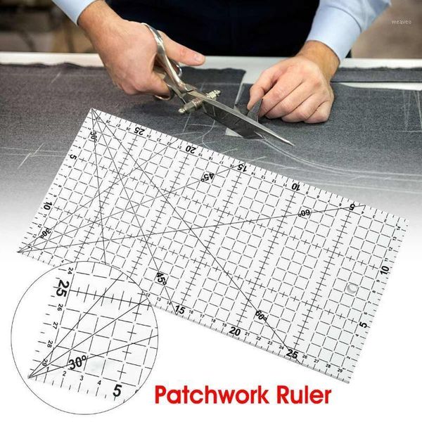 drawing ruler 30x15cm patchwork ruler acrylic transparent aligned scale office school line drawing sewing measuring tools1, Black
drawing ruler 30x15cm patchwork ruler acrylic transparent aligned scale office school line drawing sewing measuring tools1, Black