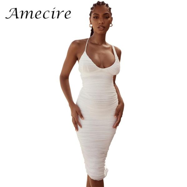 amecire elegant white mesh dress women chic asymmetry shoulder strap midi bodycon dresses summer club wear party long dress 2020, Black;gray
amecire elegant white mesh dress women chic asymmetry shoulder strap midi bodycon dresses summer club wear party long dress 2020, Black;gray