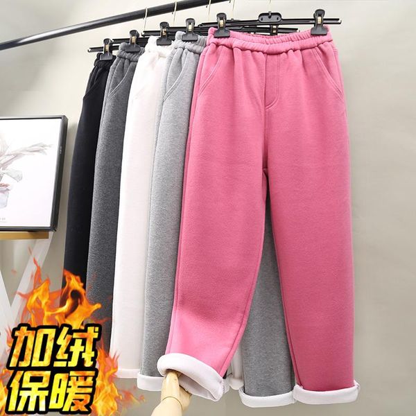 women's pants & capris autumn harem pant women plus size streetwear fleece trousers solid thick warm winter female long running pantalo, Black;white
women's pants & capris autumn harem pant women plus size streetwear fleece trousers solid thick warm winter female long running pantalo, Black;white